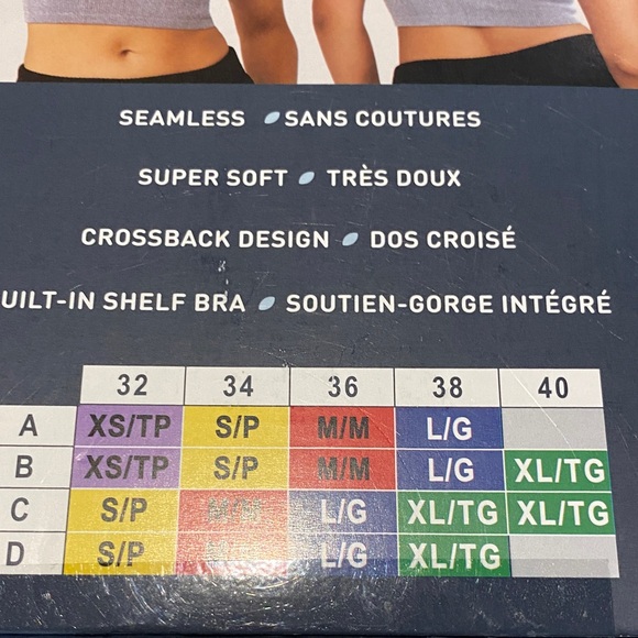 Lemon Ribbed Yoga Bra Seamless Super Soft Crossback Size Small - Picture 4 of 6